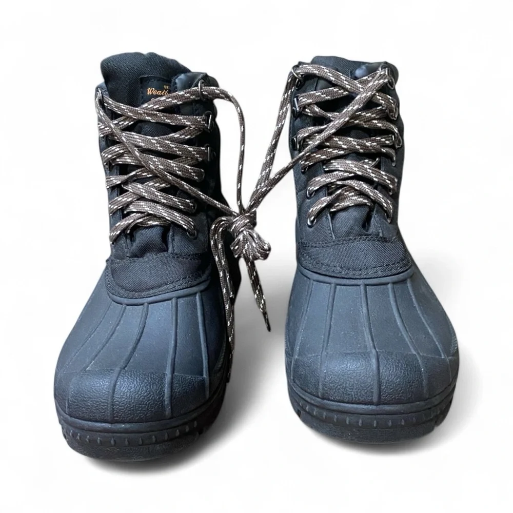 Weatherproof Men's Gray Lace-Up Boots